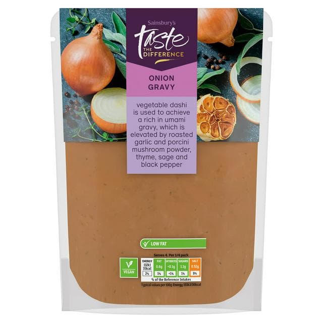 Sainsbury's Onion Gravy, Taste the Difference 350g - gallery image 1