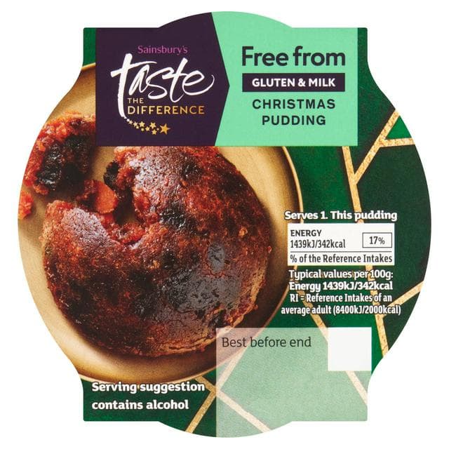 Sainsbury's Free From 100g Christmas Pudding, Taste the Difference - gallery image 1