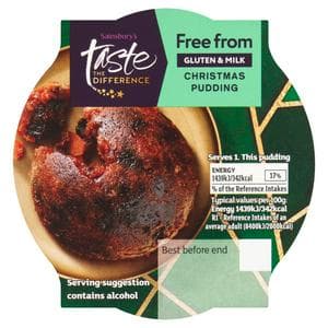 Sainsbury's Free From 100g Christmas Pudding, Taste the Difference