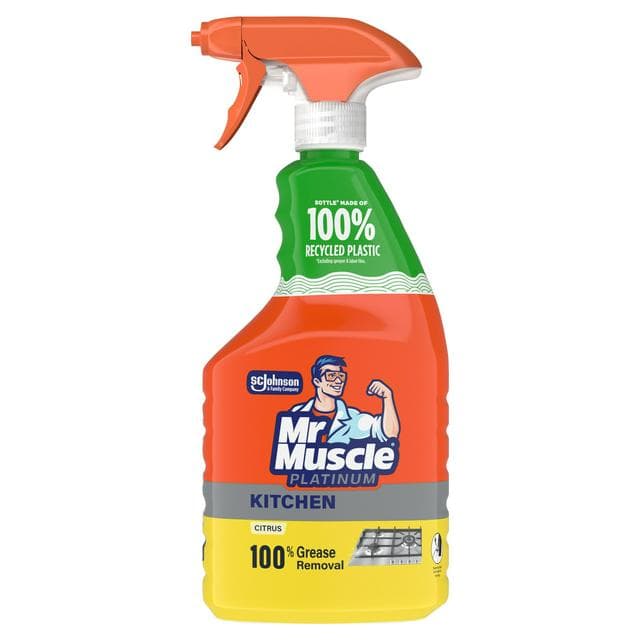 Mr Muscle Platinum Antibacterial Kitchen Cleaning Spray Citrus 750ml - gallery image 1