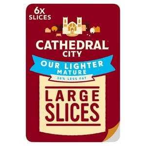 Cathedral City Lighter Mature Cheddar Cheese Slices x6 150g