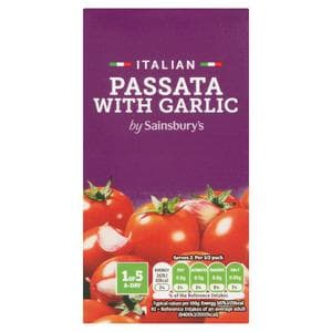 Sainsbury's Italian Passata with Garlic 500g