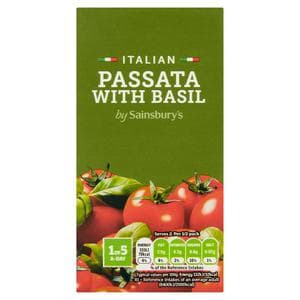 Sainsbury's Italian Passata with Basil 500g
