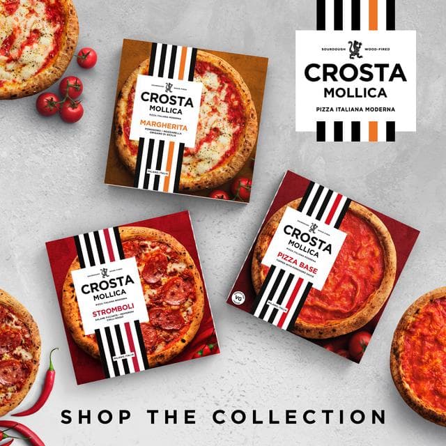 Crosta & Mollica Margherita Sourdough Pizza Tomato, Mozzarella & Oregano 403g - gallery image 5