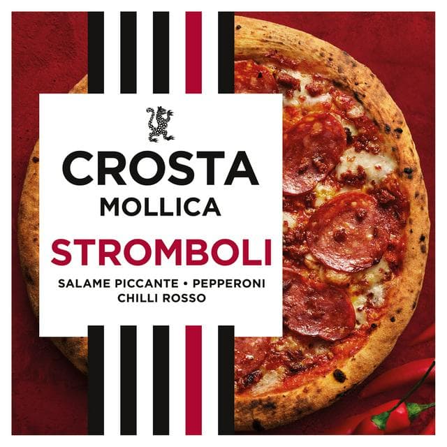 Crosta & Mollica Stromboli Sourdough Pizza Spicy Salami & Pepperoni 447g - gallery image 1