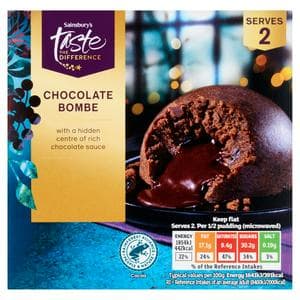 Sainsbury's 227g Chocolate Bombe, Taste the Difference