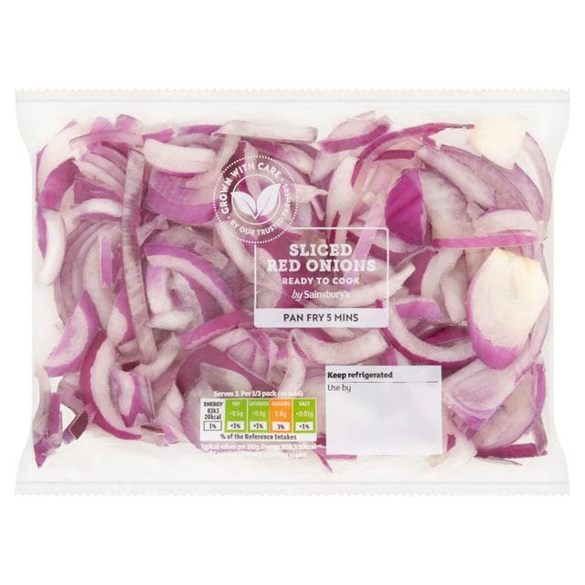 Sainsbury's Sliced Red Onions, Inspired to Cook 150g - gallery image 1