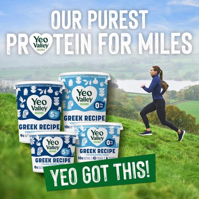 Yeo Valley Greek Recipe 0% Strain Natural Yogurt 450g - gallery image 4