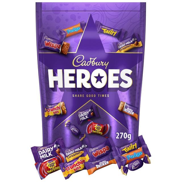 Cadbury Heroes 270g Chocolate Pouch - gallery image 1