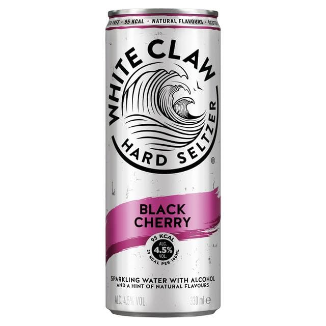 White Claw Hard Seltzer Black Cherry 330ml - gallery image 1