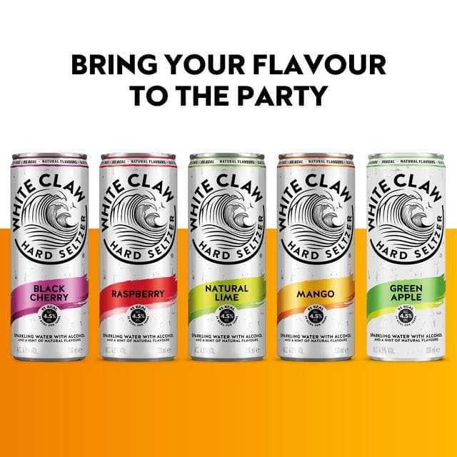 White Claw Hard Seltzer Raspberry 330ml - gallery image 5