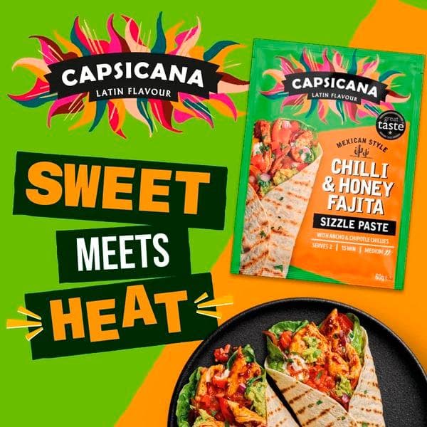 Capsicana Mexican Chilli & Honey Cooking Paste 60g - gallery image 4