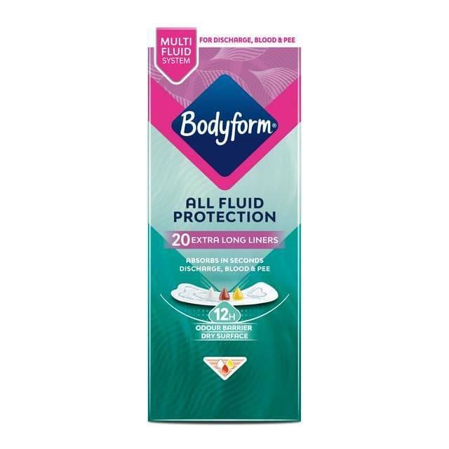 Bodyform Dailies Extra Long Panty Liners x20 - gallery image 1