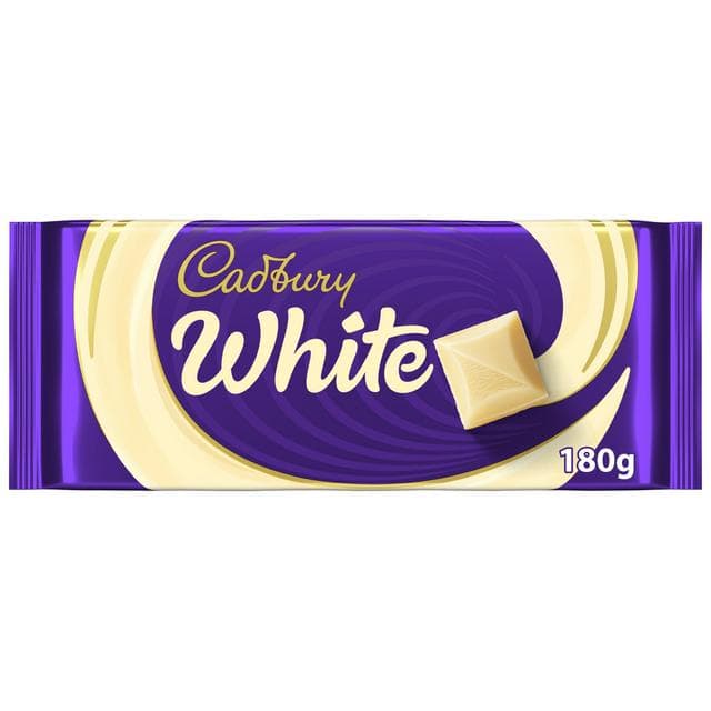 Cadbury Creamy White Chocolate Bar 180g - gallery image 1