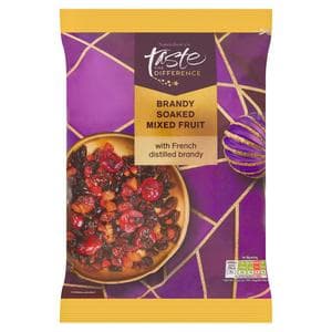 Sainsbury's 600g Brandy Soaked Mixed Fruit, Taste the Difference