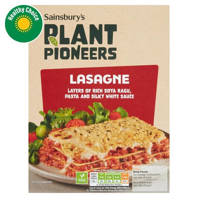 Plant Pioneers Vegan Meat Free Lasagne 400g - gallery image 1