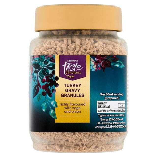 Sainsbury's 200g Turkey Gravy Granules Taste the Difference - gallery image 1