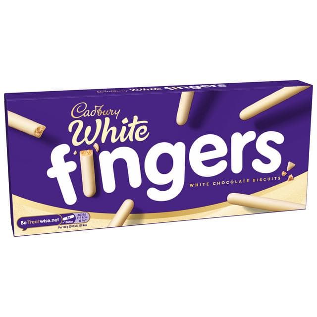 Cadbury Fingers White Chocolate Covered Biscuits 114g - gallery image 4