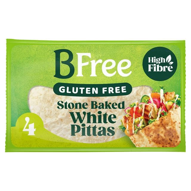 BFree Pitta Breads Stone Baked 4x55g (220g) - gallery image 1