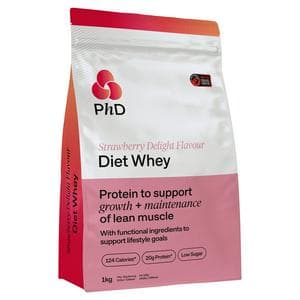 PhD Diet Whey Strawberry Delight 1kg