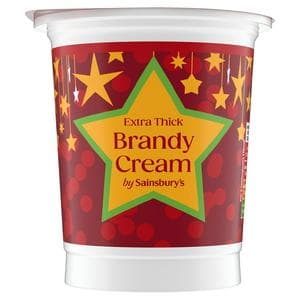 Sainsbury's 500ml Extra Thick Brandy Cream