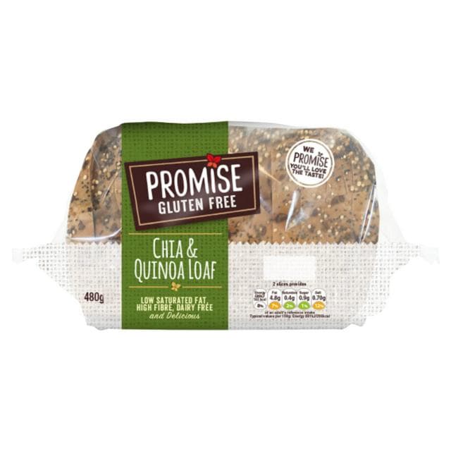 Promise Gluten Free Chia and Quinoa Loaf 480g - gallery image 1