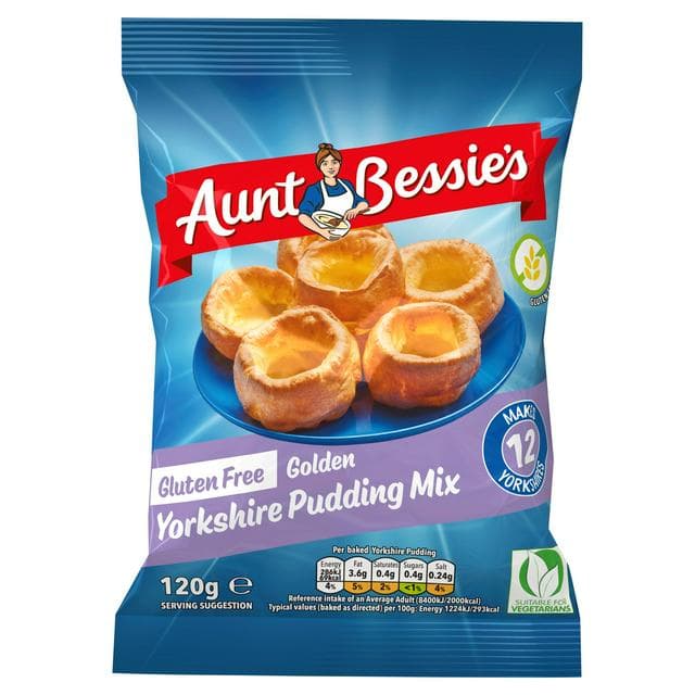 Aunt Bessie's Gluten Free Golden Yorkshire Pudding Mix 120g - gallery image 1