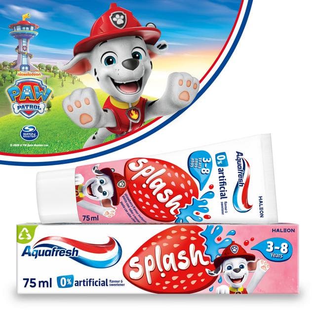 Aquafresh Kids Paw Patrol Splash Toothpaste 3-8 Years 75ml - gallery image 3