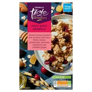 Sainsbury's Fruit & Nut Granola, Taste the Difference 500g