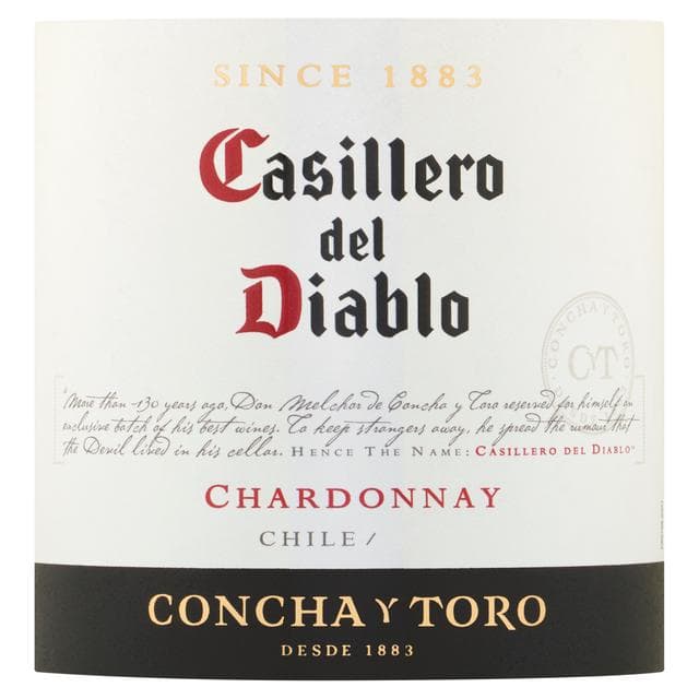 Casillero Del Diablo Chardonnay White Wine 75cl - gallery image 3