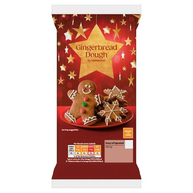 Sainsbury's 350g Gingerbread Cookie Dough - gallery image 1