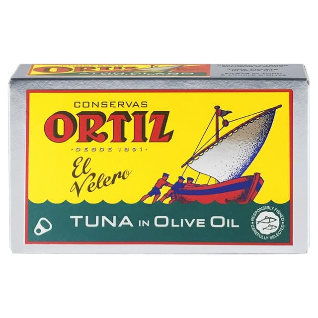 Ortiz El Velero Yellow Fin Tuna in Olive Oil 112g - gallery image 1