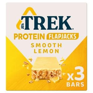 Trek Smooth Lemon Protein Flapjacks 3 x 50g
