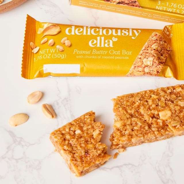 Deliciously Ella 3 x 50g Peanut Butter Multipack Oat Bars - gallery image 3