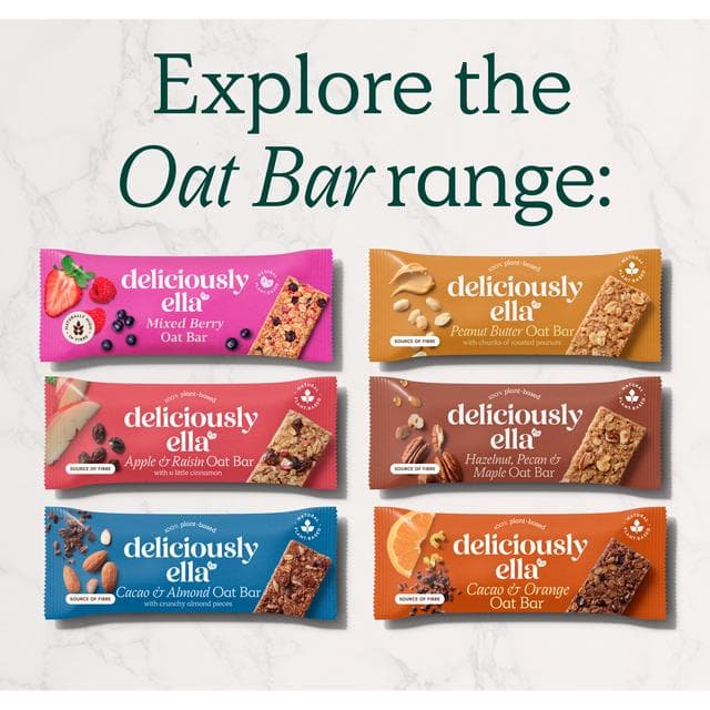 Deliciously Ella 3 x 50g Peanut Butter Multipack Oat Bars - gallery image 4