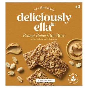 Deliciously Ella 3 x 50g Peanut Butter Multipack Oat Bars