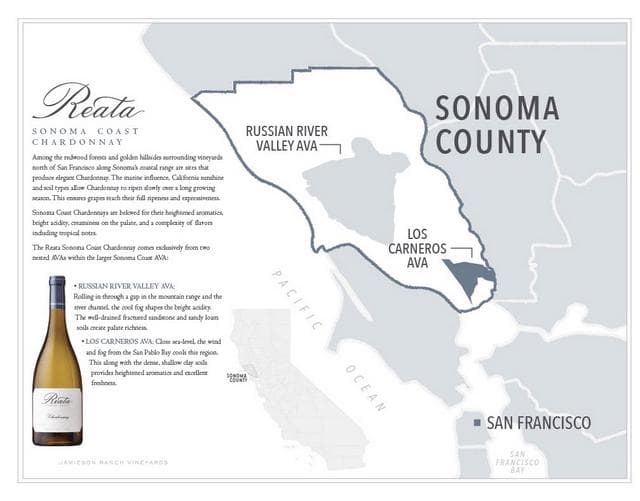 Reata Sonoma Coast Chardonnay White Wine 75cl - gallery image 4