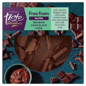 Sainsbury's Free From Chocolate Cake, Taste the Difference 396g