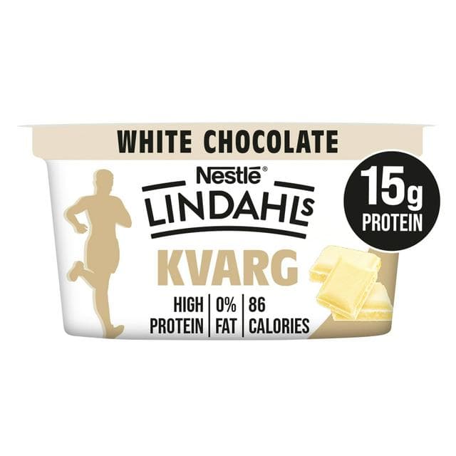 Lindahls Kvarg White Chocolate High Protein Yogurt 150g - gallery image 1