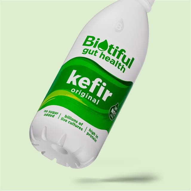 Biotiful Gut Health Kefir Milk Drink Original 1L - gallery image 5