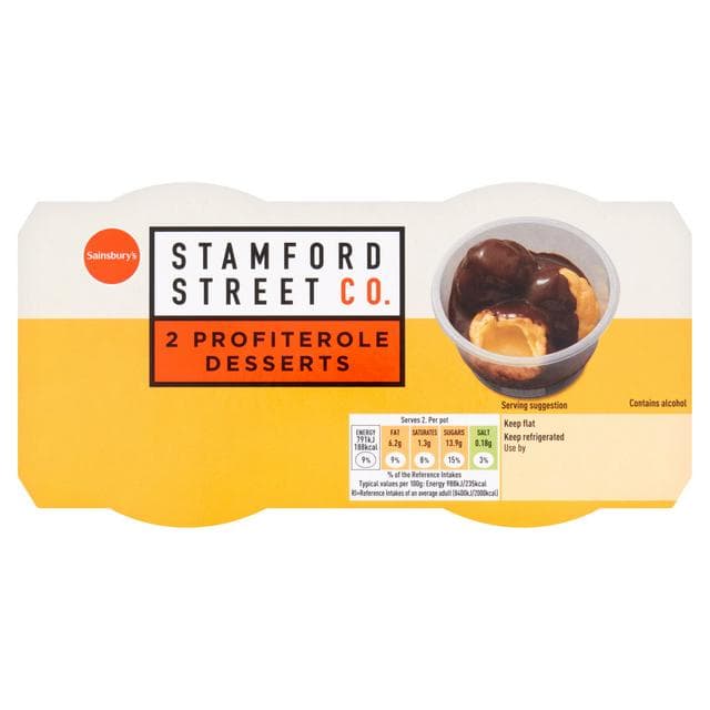 Stamford Street Co. Profiterole Desserts 2x80g - gallery image 1