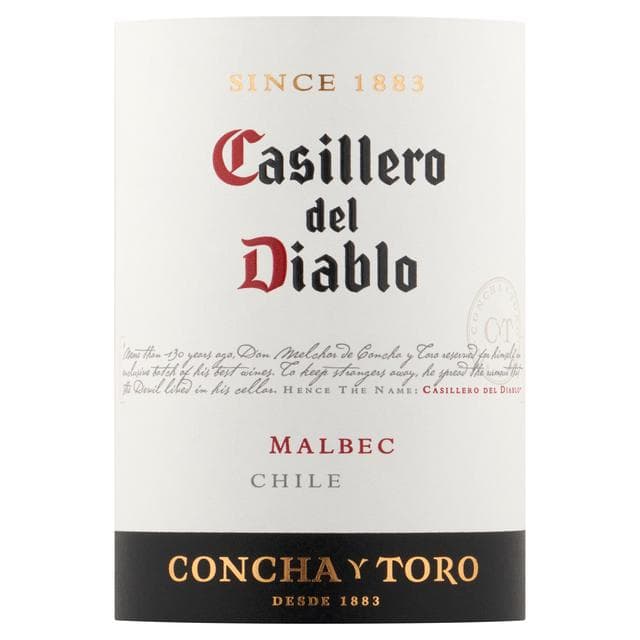 Casillero Del Diablo Malbec Red Wine 75cl - gallery image 3