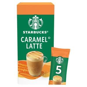 Starbucks Caramel Latte Instant Coffee Sachets 5x23g