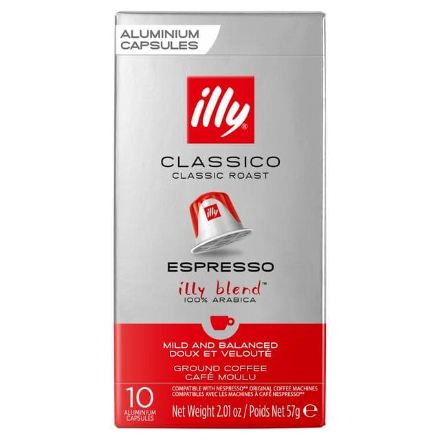 Illy Classico Roast Aluminium Coffee Capsules x10 - gallery image 1