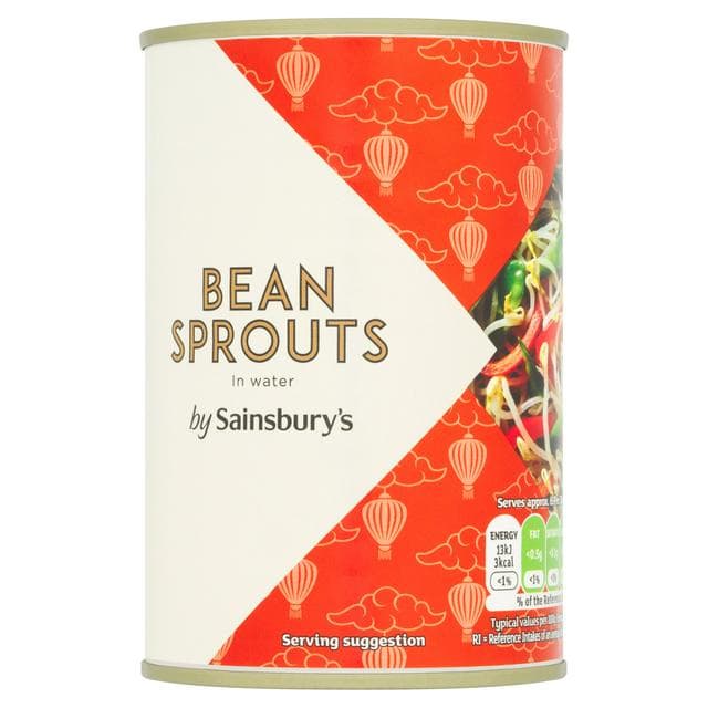 Sainsbury's Canned Bean Sprouts 410g - gallery image 1