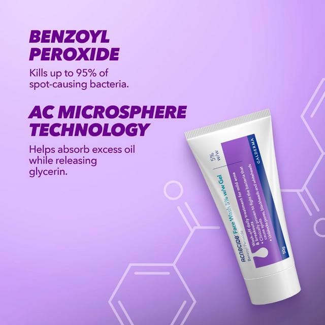 Acnecide Face Wash 5% w/w Gel 50g - gallery image 4