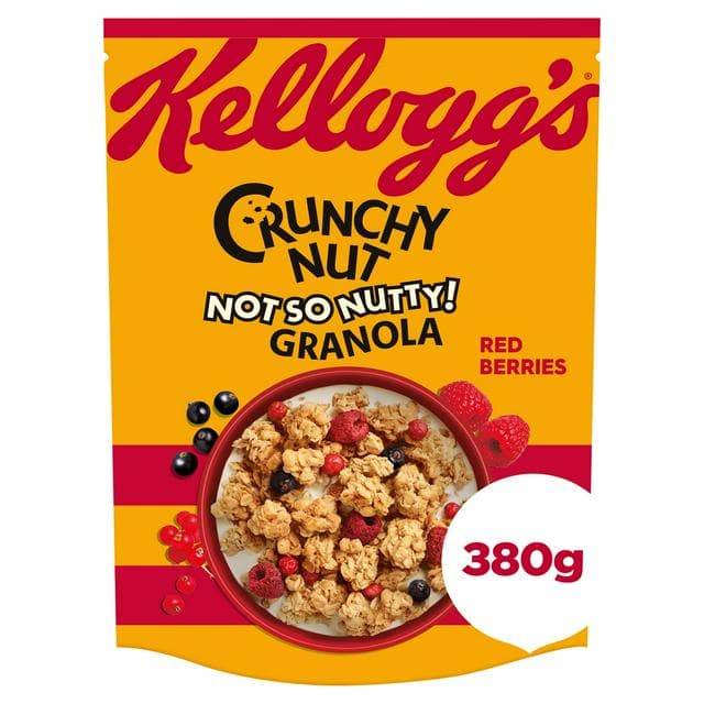 Kellogg's Crunchy Nut Red Berries Granola 380g - gallery image 1