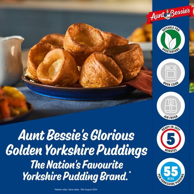 Aunt Bessie's Glorious Golden Yorkshire Puddings x18 342g - gallery image 2