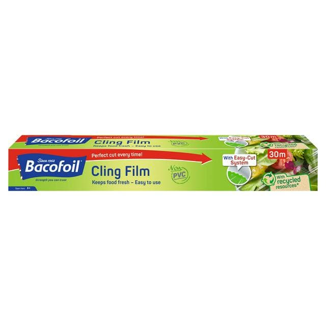 Bacofoil PVC Free Cling Film with Easy-Cut System 32.5cm x 30m - gallery image 1