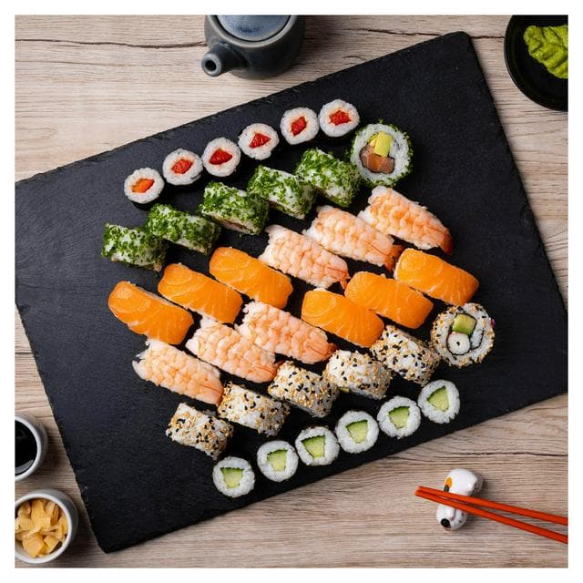 YO! Salmon & Prawn Deluxe Sushi Platter (36 Pieces) - gallery image 1